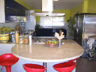kitchen in villa accom